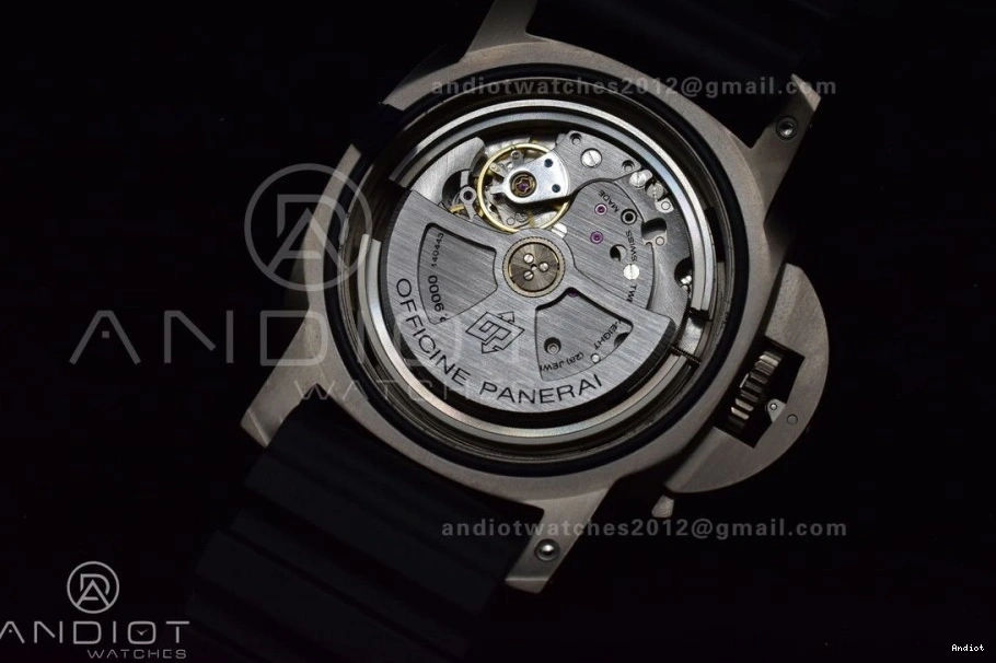 PAM389 V2 1:1 O VSF Strap Rubber on Best Black Edition Clone Super P.9000 0226